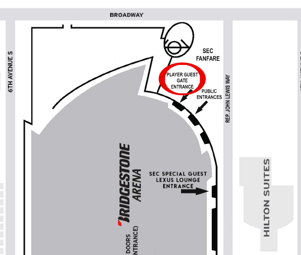SEC TOURNAMENT STUDENT TICKET INFORMATION SIGNUP